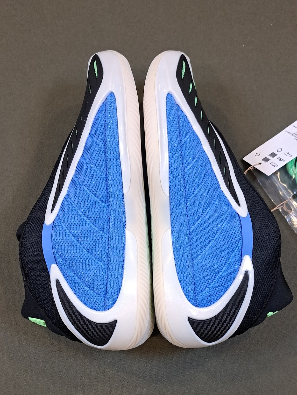 Anthony Edwards 2 Basketball Shoes - Color: Blue/Black/Green - Size: Kids 6.5 - Picture 7 of 10